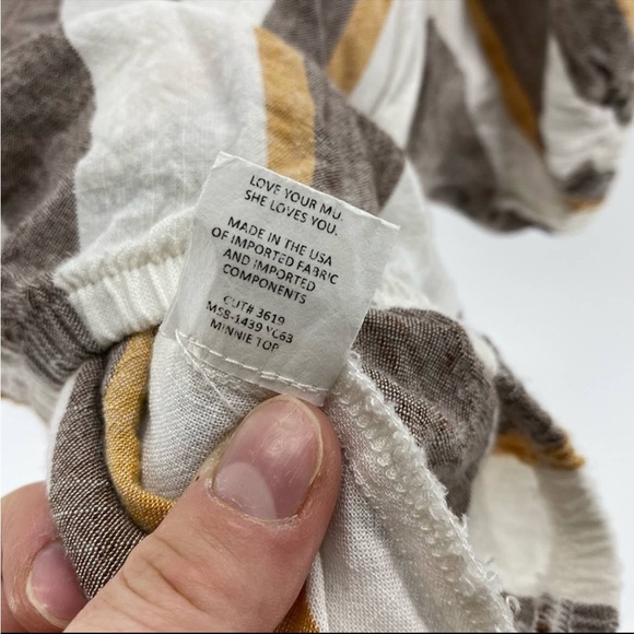 Show me your mumu Minnie striped crop top - Picture 8 of 8